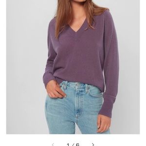 Equipment Madalene V-Neck Cashmere NWT